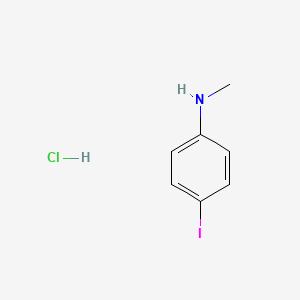 molecular formula C7H9ClIN B2524251 4-iodo-N-methylaniline hydrochloride CAS No. 84250-74-8