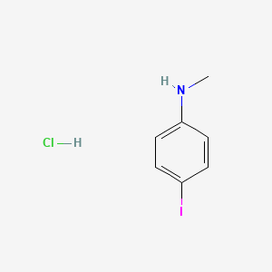 molecular formula C7H9ClIN B2524251 Chlorhydrate de 4-iodo-N-méthylaniline CAS No. 84250-74-8