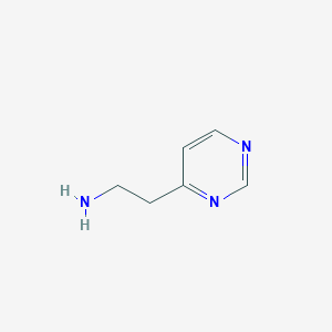 molecular formula C6H9N3 B2524320 2-嘧啶-4-基-乙胺 CAS No. 857151-95-2