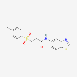N-(benzo[d]thiazol-5-yl)-3-tosylpropanamide