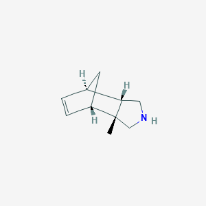 molecular formula C10H15N B2524358 (1S,2R,6S,7R)-2-Methyl-4-azatricyclo[5.2.1.02,6]dec-8-ene CAS No. 2138164-62-0