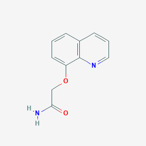 molecular formula C11H10N2O2 B2524378 2-(喹啉-8-氧基)乙酰胺 CAS No. 3135-52-2