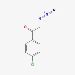 molecular formula C8H6ClN3O B2524394 2-叠氮基-1-(4-氯苯基)乙酮 CAS No. 26086-60-2