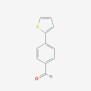 molecular formula C11H8OS B025244 4-(2-噻吩基)苯甲醛 CAS No. 107834-03-7