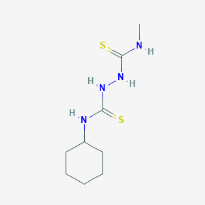 molecular formula C9H18N4S2 B2524400 N~1~-cyclohexyl-N~2~-methyl-1,2-hydrazinedicarbothioamide CAS No. 331461-65-5