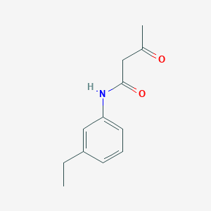 molecular formula C12H15NO2 B2524444 N-(3-エチルフェニル)-3-オキソブタンアミド CAS No. 152456-66-1