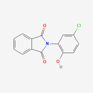 molecular formula C14H8ClNO3 B2524448 2-(5-chloro-2-hydroxyphenyl)-1H-isoindole-1,3(2H)-dione CAS No. 80460-34-0