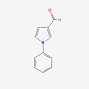 molecular formula C11H9NO B2524527 1-phenyl-1H-pyrrole-3-carbaldehyde CAS No. 120777-22-2