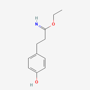 Ethyl 3-(4-hydroxyphenyl)propanimidate