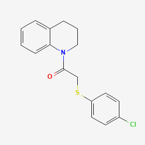 2-((4-chlorophenyl)thio)-1-(3,4-dihydroquinolin-1(2H)-yl)ethanone