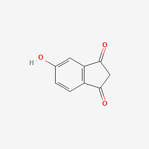 molecular formula C9H6O3 B2524561 5-hydroxy-2,3-dihydro-1H-indene-1,3-dione CAS No. 131977-61-2