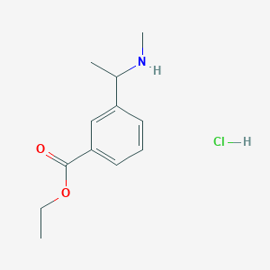 Ethyl 3-[1-(methylamino)ethyl]benzoate hydrochloride
