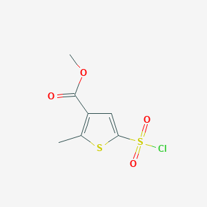 Methyl 5-(chlorosulfonyl)-2-methylthiophene-3-carboxylate