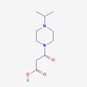 molecular formula C10H18N2O3 B2524634 3-(4-Isopropylpiperazin-1-yl)-3-oxopropanoic acid CAS No. 705942-83-2