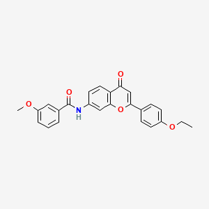 N-[2-(4-ethoxyphenyl)-4-oxo-4H-chromen-7-yl]-3-methoxybenzamide