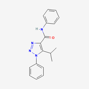 5-isopropyl-N,1-diphenyl-1H-1,2,3-triazole-4-carboxamide