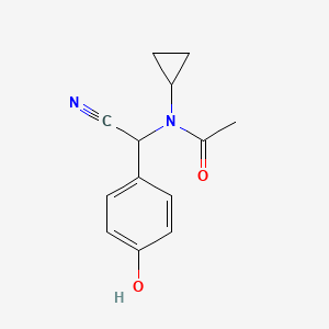 N-[Cyano-(4-hydroxyphenyl)methyl]-N-cyclopropylacetamide