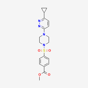 Methyl 4-((4-(6-cyclopropylpyridazin-3-yl)piperazin-1-yl)sulfonyl)benzoate