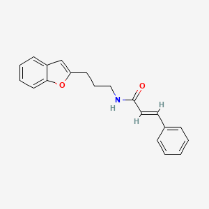N-(3-(benzofuran-2-yl)propyl)cinnamamide
