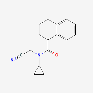 N-(cyanomethyl)-N-cyclopropyl-1,2,3,4-tetrahydronaphthalene-1-carboxamide