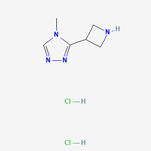 3-azetidin-3-yl-4-methyl-4H-1,2,4-triazole dihydrochloride