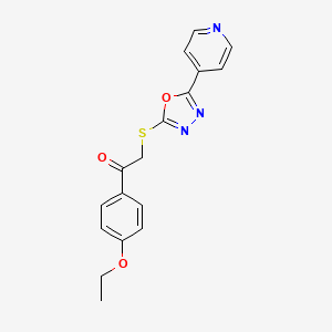 1-(4-Ethoxyphenyl)-2-((5-(pyridin-4-yl)-1,3,4-oxadiazol-2-yl)thio)ethanone