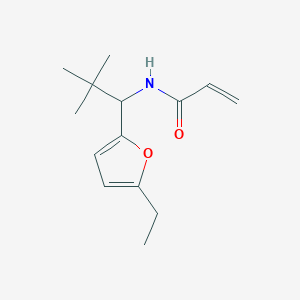 N-[1-(5-Ethylfuran-2-yl)-2,2-dimethylpropyl]prop-2-enamide