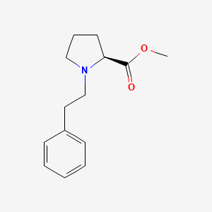 methyl (2S)-1-(2-phenylethyl)pyrrolidine-2-carboxylate