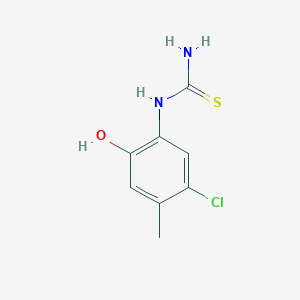 molecular formula C8H9ClN2OS B2524782 1-(5-Chloro-2-hydroxy-4-methylphenyl)thiourea CAS No. 1820705-08-5