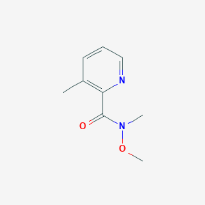molecular formula C9H12N2O2 B2524794 N,3-Dimethyl-N-methoxypyridine-2-carboxamide CAS No. 914390-81-1