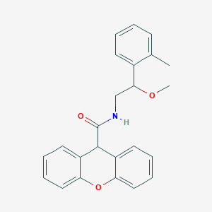 N-(2-methoxy-2-(o-tolyl)ethyl)-9H-xanthene-9-carboxamide