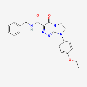 N-benzyl-8-(4-ethoxyphenyl)-4-oxo-4,6,7,8-tetrahydroimidazo[2,1-c][1,2,4]triazine-3-carboxamide