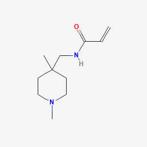 N-[(1,4-Dimethylpiperidin-4-yl)methyl]prop-2-enamide