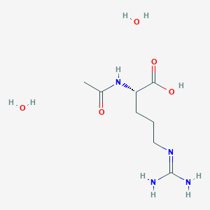 molecular formula C8H20N4O5 B2524949 (S)-2-Acetamido-5-guanidinopentansäure-Dihydrat CAS No. 210545-23-6