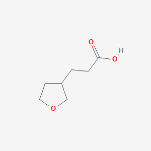 molecular formula C7H12O3 B2524983 3-(Oxolan-3-yl)propanoic acid CAS No. 320601-71-6