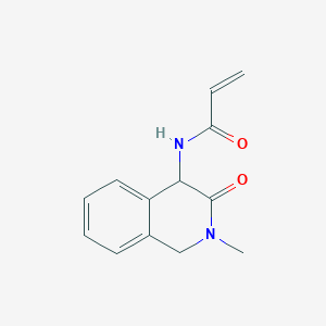 N-(2-Methyl-3-oxo-1,4-dihydroisoquinolin-4-yl)prop-2-enamide