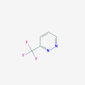 molecular formula C5H3F3N2 B2525156 3-(Trifluorometil)piridazina CAS No. 132537-43-0