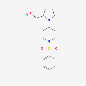 (1-(1-Tosylpiperidin-4-yl)pyrrolidin-2-yl)methanol