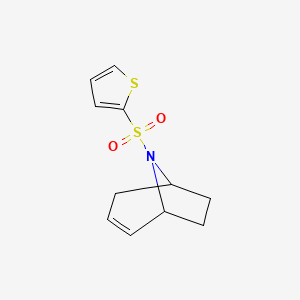 (1R,5S)-8-(thiophen-2-ylsulfonyl)-8-azabicyclo[3.2.1]oct-2-ene