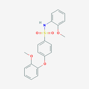 molecular formula C20H19NO5S B2525348 4-(2-methoxyphenoxy)-N-(2-methoxyphenyl)benzenesulfonamide CAS No. 612044-53-8