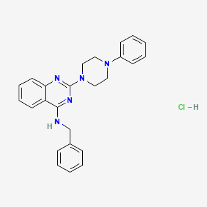 N-benzyl-2-(4-phenylpiperazin-1-yl)quinazolin-4-amine Hydrochloride