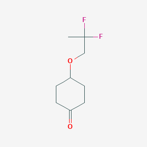 4-(2,2-Difluoropropoxy)cyclohexan-1-one