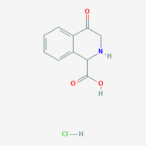 4-Oxo-1,2,3,4-tetrahydroisoquinoline-1-carboxylic acid hydrochloride