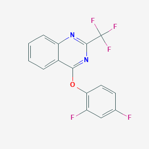 4-(2,4-Difluorophenoxy)-2-(trifluoromethyl)quinazoline