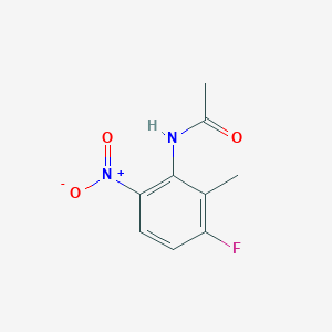 molecular formula C9H9FN2O3 B2525485 N-(3-氟-2-甲基-6-硝基苯基)乙酰胺 CAS No. 156243-41-3