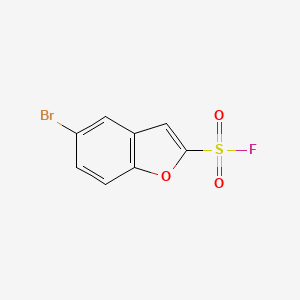molecular formula C8H4BrFO3S B2525507 5-Bromo-1-benzofuran-2-sulfonyl fluoride CAS No. 2490430-03-8