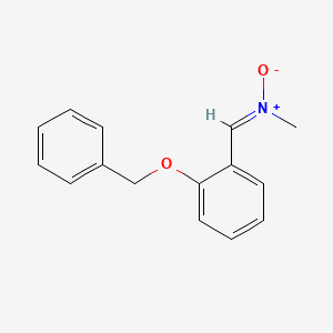 molecular formula C15H15NO2 B2525508 {[2-(Benzyloxy)phenyl]methylene}(methyl)-ammoniumolate CAS No. 338422-69-8