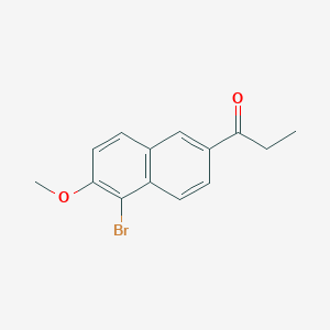 1-(5-Bromo-6-methoxy-2-naphthyl)-1-propanone