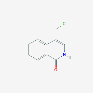 molecular formula C10H8ClNO B2525640 4-(Chloromethyl)-1,2-dihydroisoquinolin-1-one CAS No. 2092777-38-1
