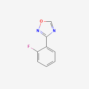molecular formula C8H5FN2O B2525711 3-(2-氟苯基)-1,2,4-恶二唑 CAS No. 1262412-83-8